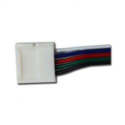 Câble connecteur rapide pour bandeau LED RGB + Blanc 10 mm