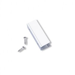 Profilé aluminium 5 cm avec 2 vis 27x15 mm 
