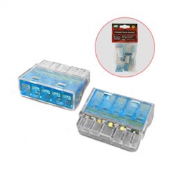 Lot de 20 connecteurs rapides 5 fils 0,5 à 2.5 mm² 