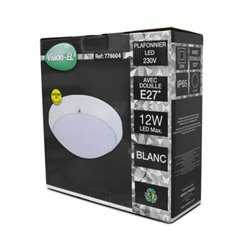 Hublot LED, 12W LED  RONDO E27
