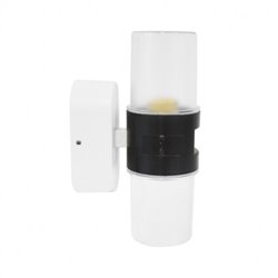 Applique murale extérieur LED GU10, blanc 2x7W LED ou 2x35W  MALBEC