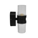Applique murale extérieur LED GU10, noir 2x7W LED ou 2x35W  MALBEC
