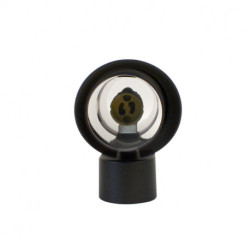 Applique murale extérieur LED GU10, noir 2x7W LED ou 2x35W  MALBEC