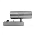 Applique murale extérieur LED GU10 + détecteur, 2x7W LED ou 2x35W  CLAIRETTE DIRECT/INDIRECT
