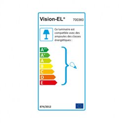 Applique murale extérieur LED GU10, 1x7W LED ou 1x35W  CLAIRETTE DIRECT