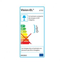 Applique murale LED blanche, 10W 770 Lm Blanc neutre  CABERNET