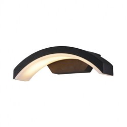 Apllique murale LED gris anthracite, 6W 360 Lm Blanc chaud  CURVILIGNE