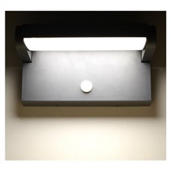 Applique murale LED orientable, 12W 720 Lm Blanc chaud détecteur IR + Crépusculaire CASPER