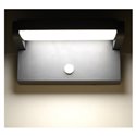 Applique murale LED orientable, 12W 720 Lm Blanc chaud détecteur IR + Crépusculaire CASPER