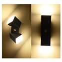 Applique murale LED, 13W 770 Lm Blanc chaud détecteur IR + Crépusculaire BUSTER