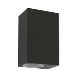 Applique murale LED gris anthracite, 2x7W LED ou 2x35W  ALTESSE RECT