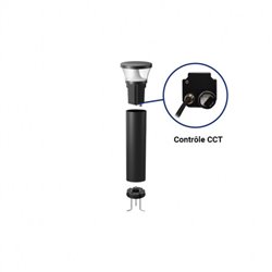 Potelet LED, 25W 2300/2500/2420 Lm Blanc chaud à Blanc jour H 47,5 cm FUSAIN