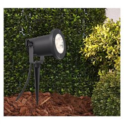 Projecteur piquet LED, 1x7W LED ou 1x35W 100/240V TULIPE