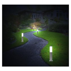 Potelet inox 304, 1x15W LED ou 1x60W  LILAS