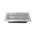 Spot LED encastré sol grille inox 304, 1x12W LED ou 1x60W  PITON E27