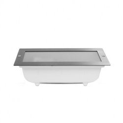 Spot LED encastré sol inox 304, 1x12W LED ou 1x60W  PITON E27