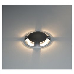 Spot LED balise rond 4 diffuseurs, 1W 21 Lm Blanc neutre  STROMBO RD