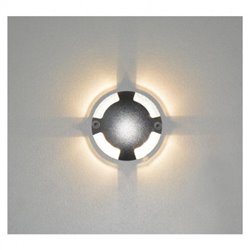 Spot LED balise rond 4 diffuseurs, 1W 21 Lm Blanc neutre  STROMBO RD