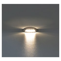 Spot LED balise rond 2 diffuseurs, 1W 16 Lm Blanc neutre  STROMBO RD