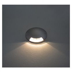 Spot LED balise rond 1 diffuseur, 1W 8 Lm Blanc neutre  STROMBO RD