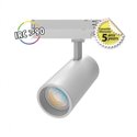 Spot LED sur rail, blanc 25W 2125/2400/2200 Lm Blanc chaud à Blanc jour  FOCUS CCT II