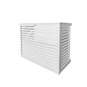 Habillage groupe extérieur cache-clim Aluminium Blanc Taille S