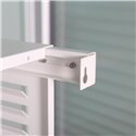 Habillage groupe extérieur cache-clim Aluminium Blanc Taille S