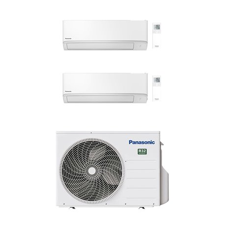 Climatiseur bi split TZ Ultra-Compact CU-2Z41TBE, Tailles 16 + 25 Blanc R32 Climatiseur bi split TZ Ultra-Compact CU-2Z41TBE, Tailles 16 + 25 Blanc R32