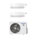 Climatiseur bi split TZ Ultra-Compact CU-2Z50TBE, Tailles 35 + 42 Blanc R32