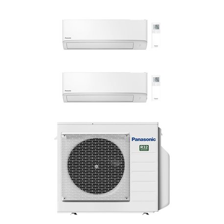 Climatiseur bi split TZ Ultra-Compact CU-3Z52TBE, Tailles 20 + 42 Blanc R32