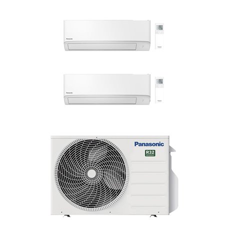 Climatiseur bi split TZ Ultra-Compact CU-2TZ41TBE, Tailles 20 + 35 Blanc R32