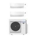 Climatiseur bi split TZ Ultra-Compact CU-3TZ52TBE, Tailles 16 + 35 Blanc R32