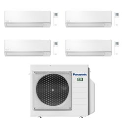 Climatiseur quadri split TZ Ultra-Compact CU-4Z68TBE, Tailles 20 + 20 + 20 + 42 Blanc R32
