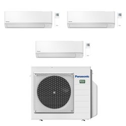Climatiseur tri split TZ Ultra-Compact CU-3Z68TBE, Tailles 25 + 42 + 42 Blanc R32
