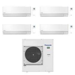 Climatiseur quadri split TZ Ultra-Compact CU-5Z90TBE, Tailles 16 + 25 + 25 + 71 Blanc R32