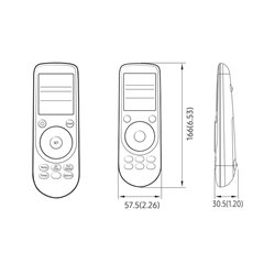 Télécommande sans fil AR-EH04E pour unités de climatisation Samsung