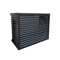 Habillage groupe extérieur cache-clim Aluminium Anthracite Taille M