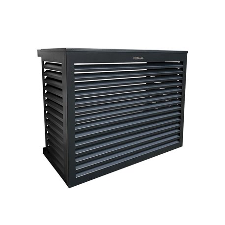 Habillage groupe extérieur cache-clim Aluminium Anthracite Taille M