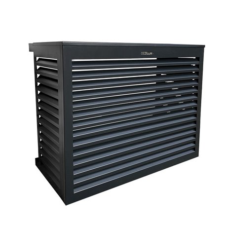 Habillage groupe extérieur cache-clim Aluminium Anthracite Taille L