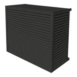 Habillage groupe extérieur cache-clim Aluminium Anthracite Taille XL