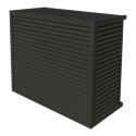 Habillage groupe extérieur cache-clim Aluminium Anthracite Taille XL