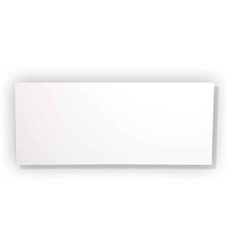 Sous-face habillage groupe extérieur cache-clim Aluminium Blanc Taille M