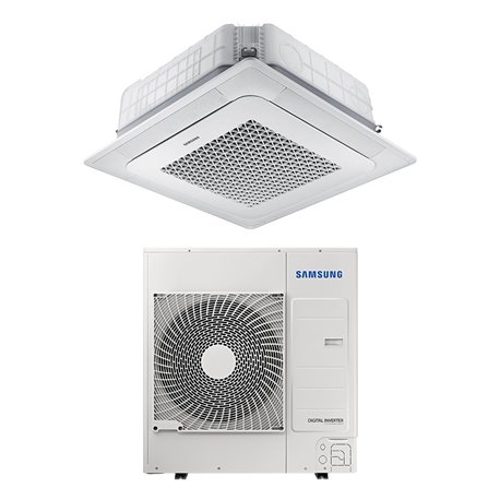 Climatiseur Cassette 4 voies WindFree 900x900 HEE, 8 kWatts Triphasé R32