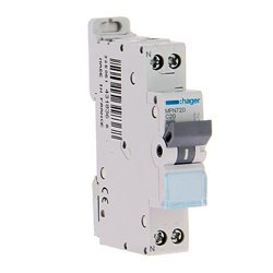 Disjoncteur 1P+N 3kA C-20A 1 Module MFN720