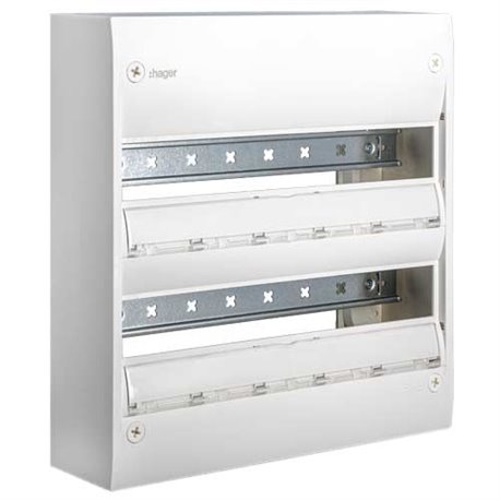 Coffret de distribution Gamma+ 18, 2 rangees, 36 M