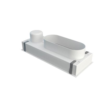 Plénum plastique ABS 3816510 Soufflage 400 x 150 mm