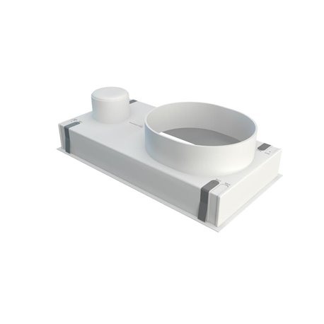 Plénum plastique ABS 3816511 Soufflage  400 x 200 mm