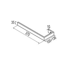 Porte-serviettes ASTENSQ60S50 pour Relax Over Power, Renova Chrome