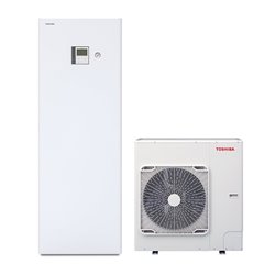 Pompe à chaleur air eau Estia ECS Intégrée 1 zone Monophasée, 11 kWatts Inox