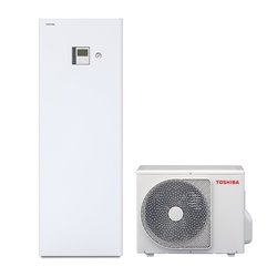 Pompe à chaleur air eau Estia ECS Intégrée 1 zone Monophasée, 6 kWatts Inox
